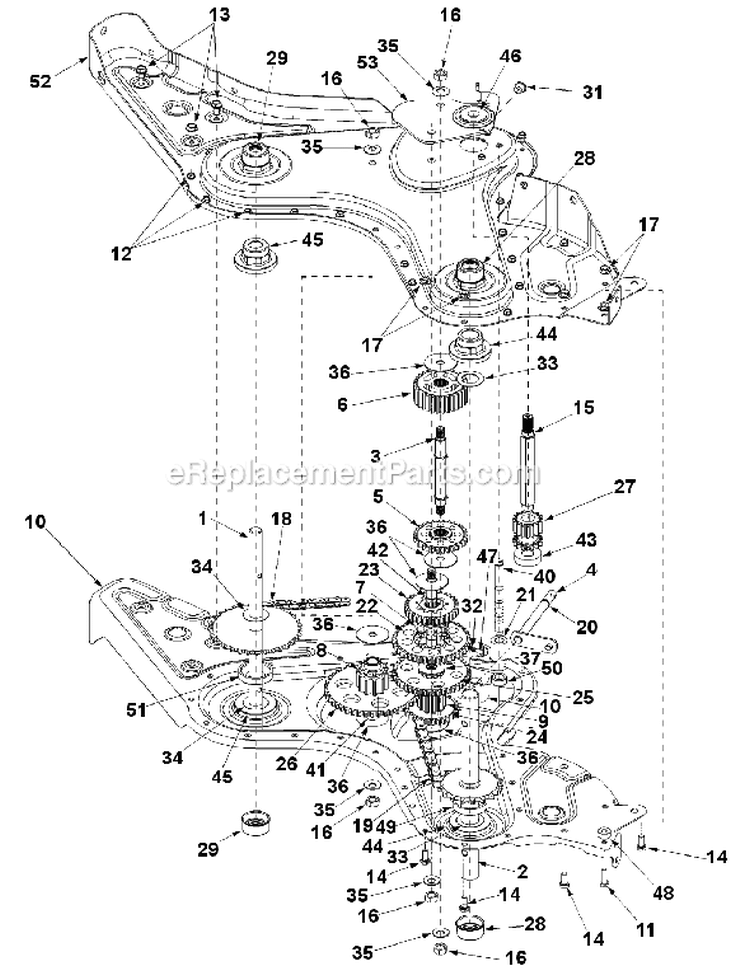 Page D Diagram and Parts List for 21AB453J701 2006 Yard Man Tiller